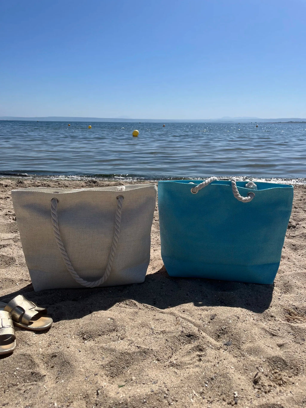 Borsa da Spiaggia "Madame à la Plage" — Grande Borsa Estiva Bohémien con Ricami e Frange Dorate ☀️